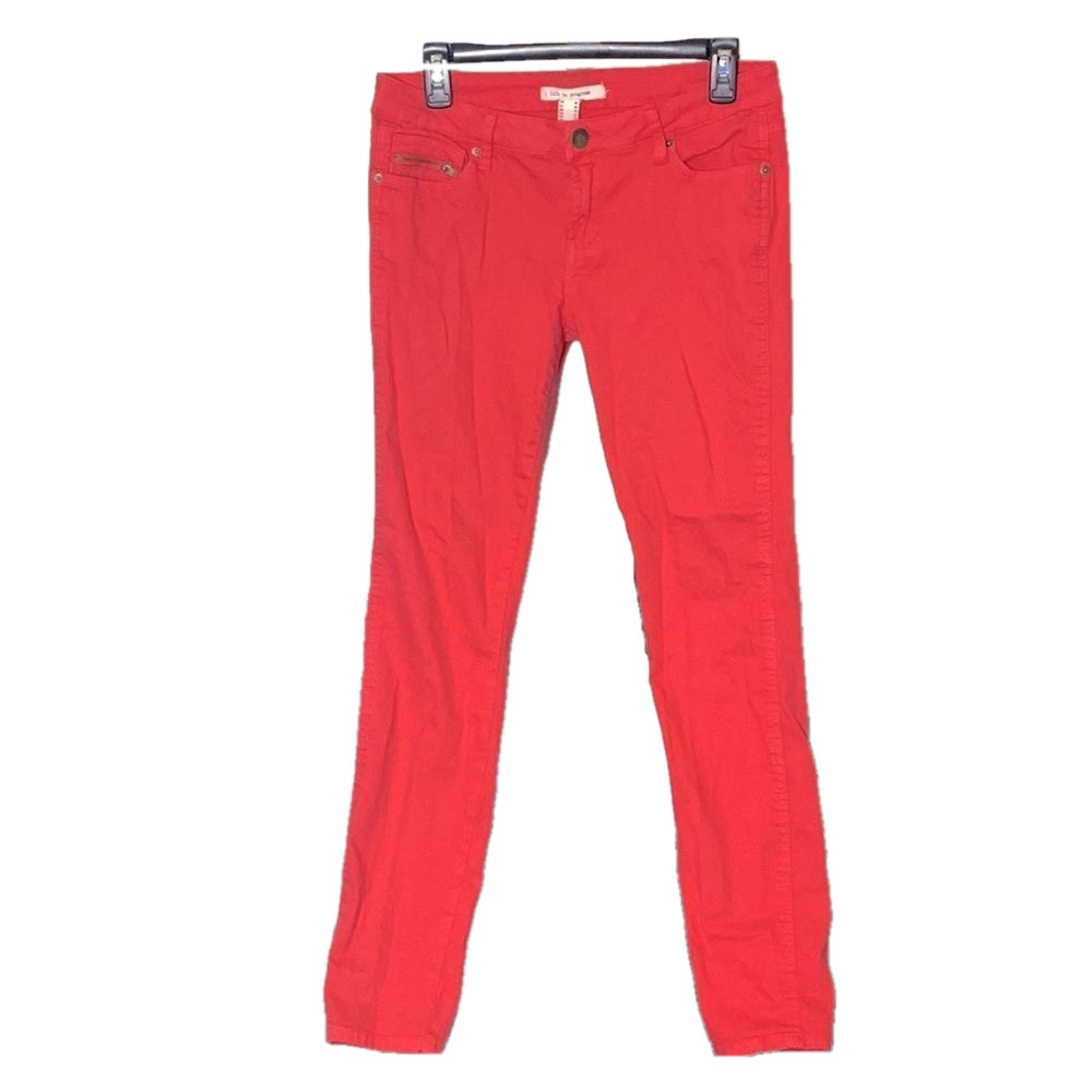 🌷 Life in Progress🌷 Cotton Coral Pink Cotton Pants Jeans